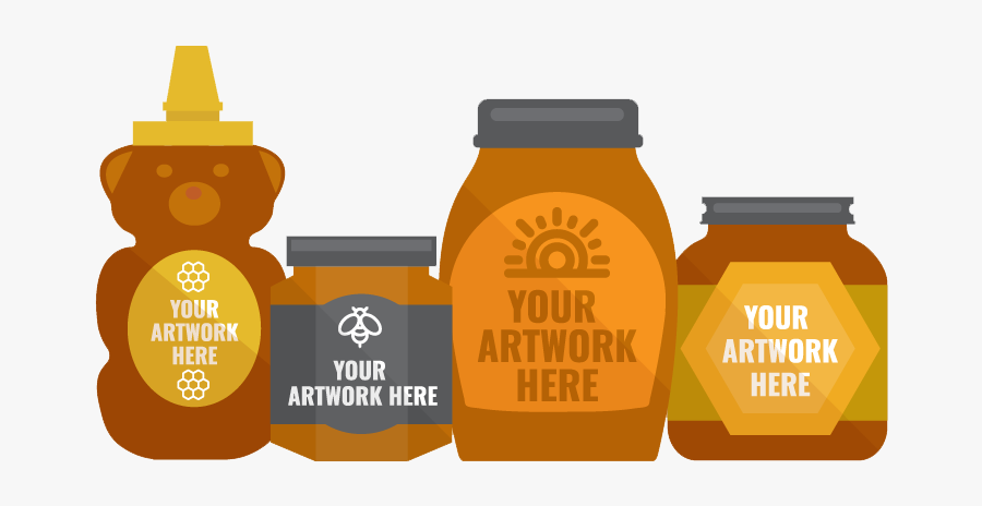 Find The Best Custom Shaped Label To Match Your Custom - Illustration, Transparent Clipart