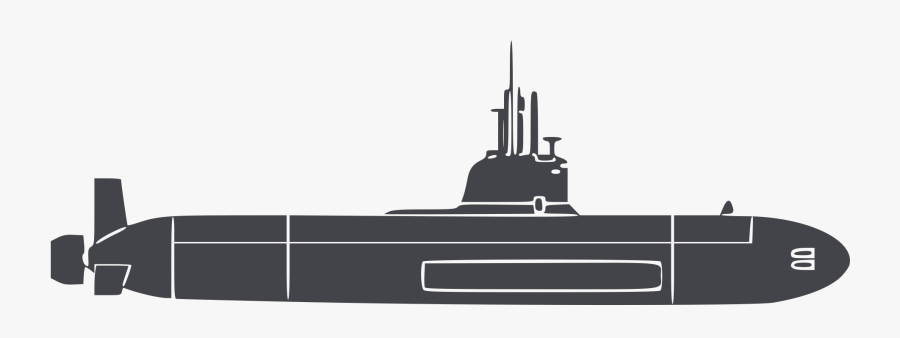 Submarine Black Png, Transparent Clipart