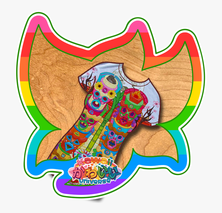 Kawaii Universe Cute Tiki Totems Shirt Girl Pic 01, Transparent Clipart