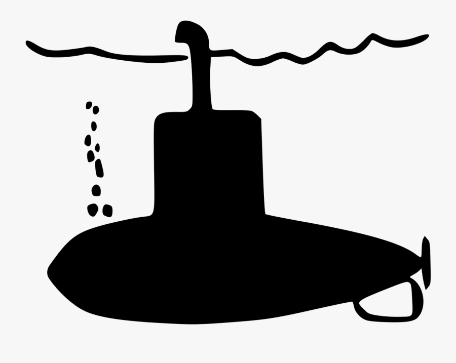 Submarine Underwater Military Free Picture, Transparent Clipart