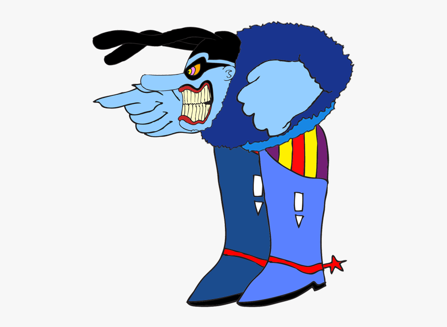 Blue Meanie Yellow Submarine, Transparent Clipart