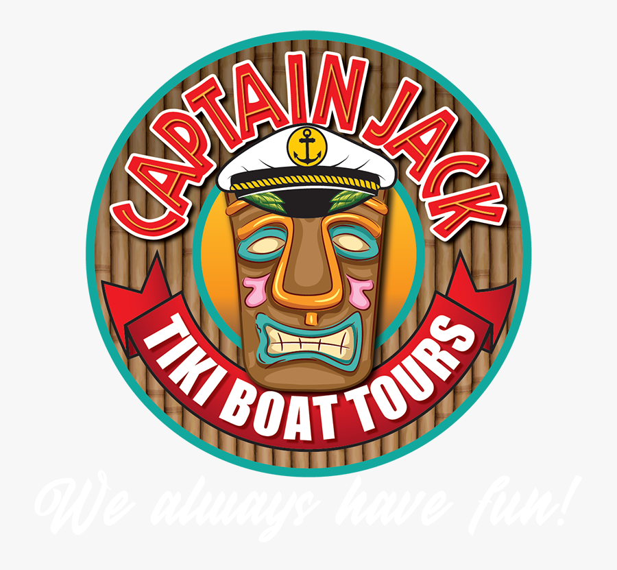 Captain Jack Tiki Boat Tours Logo - Emblem, Transparent Clipart