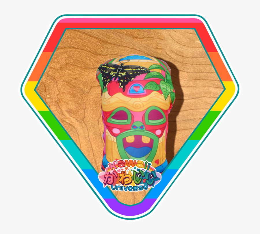 Kawaii Universe Cute Red Tiki Pillow Pic 01, Transparent Clipart
