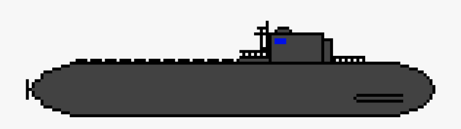 Submarine Pixel Art Png, Transparent Clipart