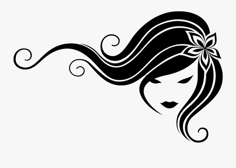 Hair Silhouette Clip Art, Transparent Clipart