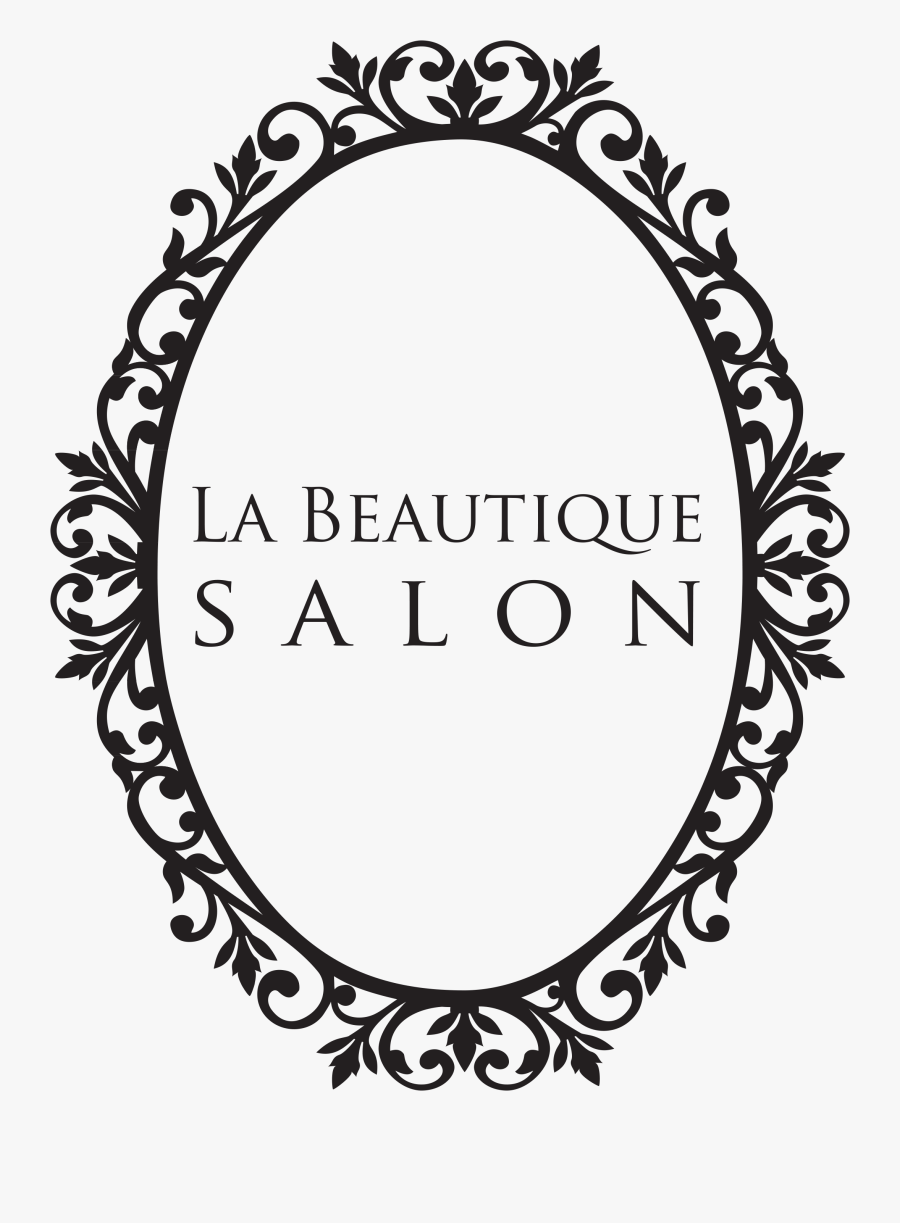 La Beautique - Oval Frame Vector Png, Transparent Clipart