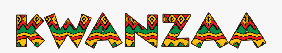 Kwanzaa Title Design, Transparent Clipart