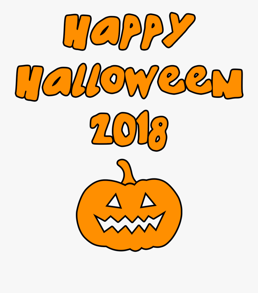 Happy Halloween 2018, Transparent Clipart