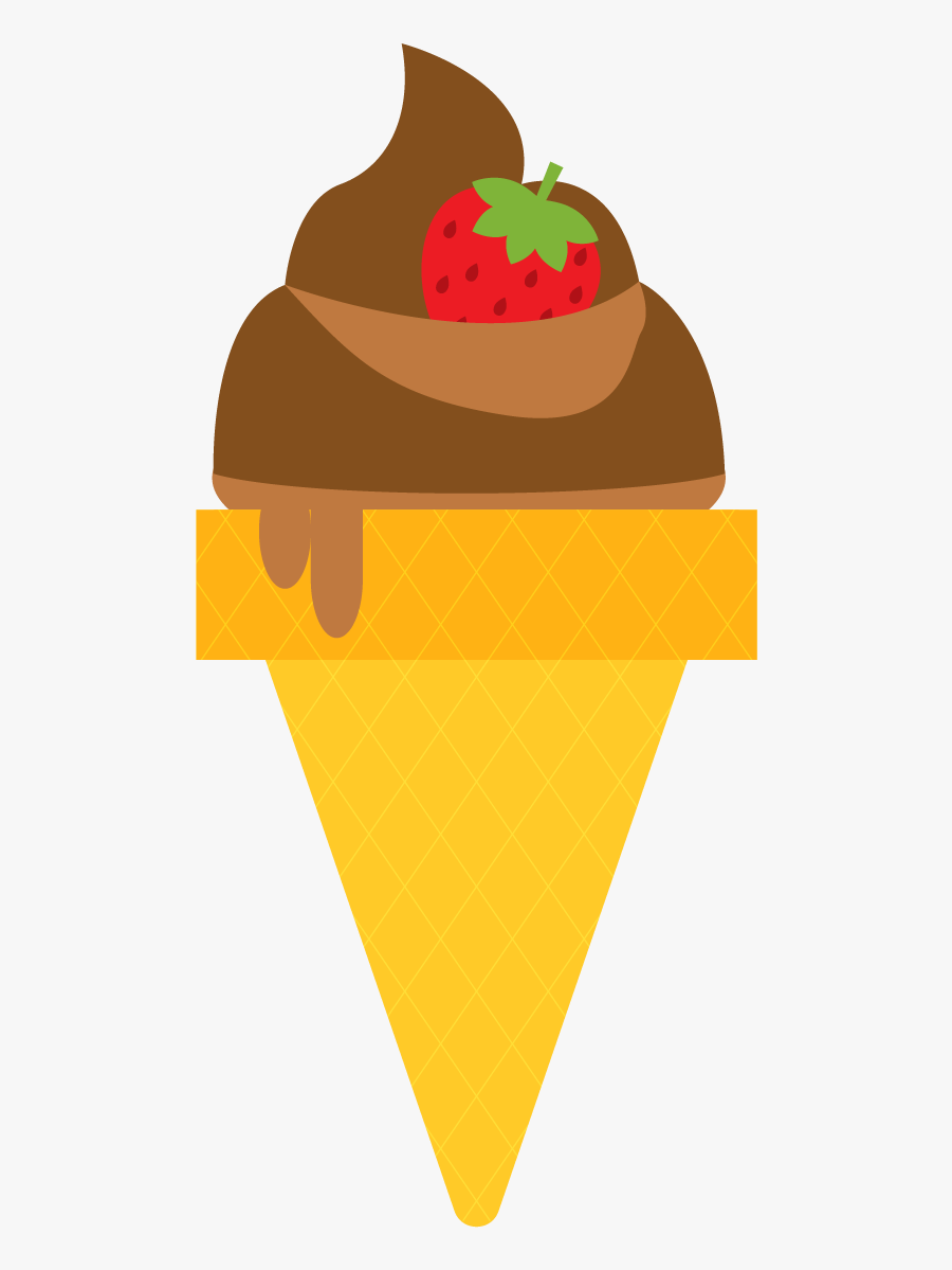 Ice Cream Cone, Transparent Clipart