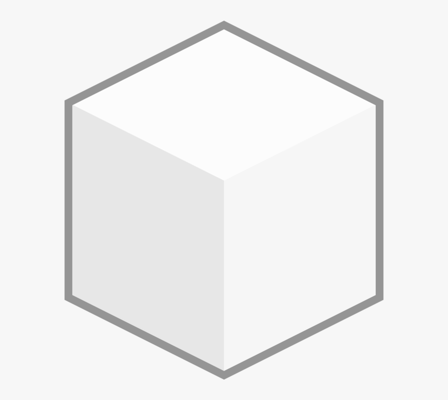 Square,angle,black And White - Sugar Cube Clipart, Transparent Clipart