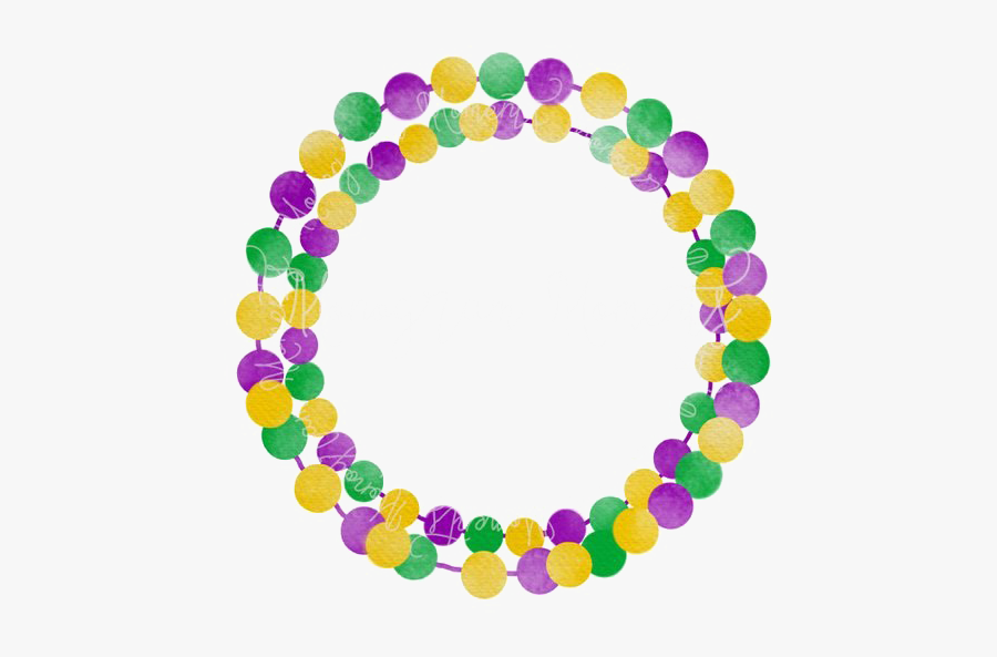 Mardi Gras Png Download Image - Mardi Gras Bead Clipart, Transparent Clipart