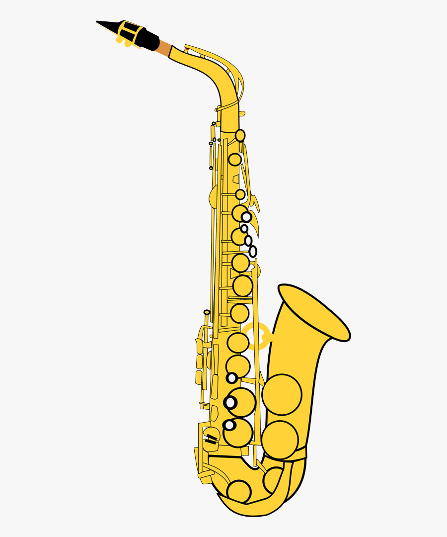 Saxophone Clipart, Transparent Clipart