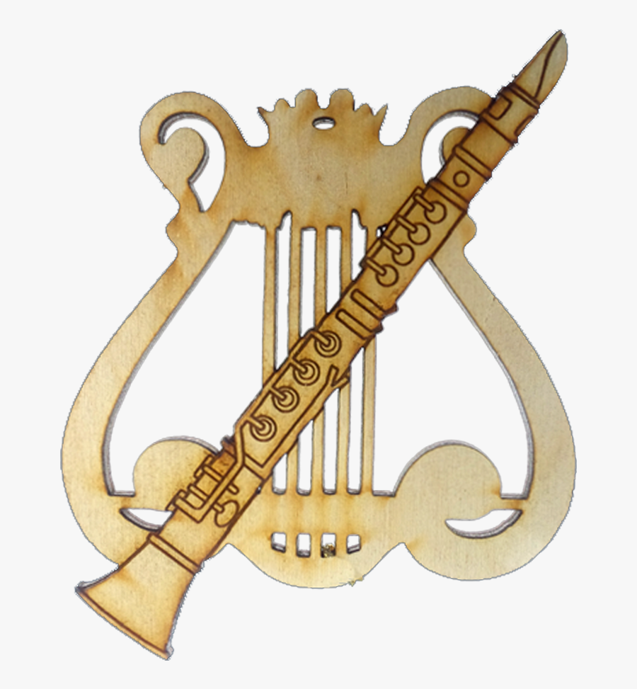 Clarinet Christmas Ornament - Illustration, Transparent Clipart