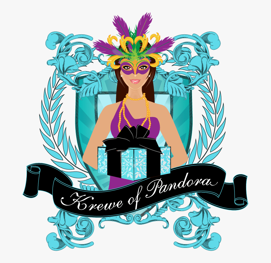 Kreweofpandora Web - Krewe Of Pandora Logo, Transparent Clipart
