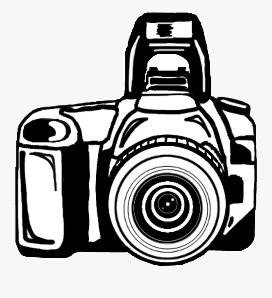 Camera Photography Clip Art - Camera Black And White, Transparent Clipart
