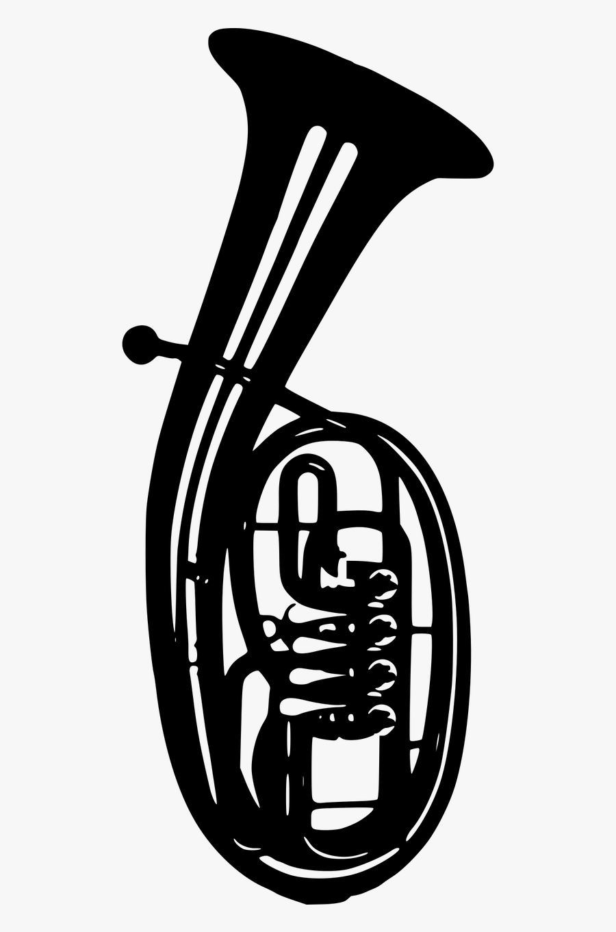 Tenor Horn Brass Band Music Free Picture - Tenorhorn Clipart, Transparent Clipart