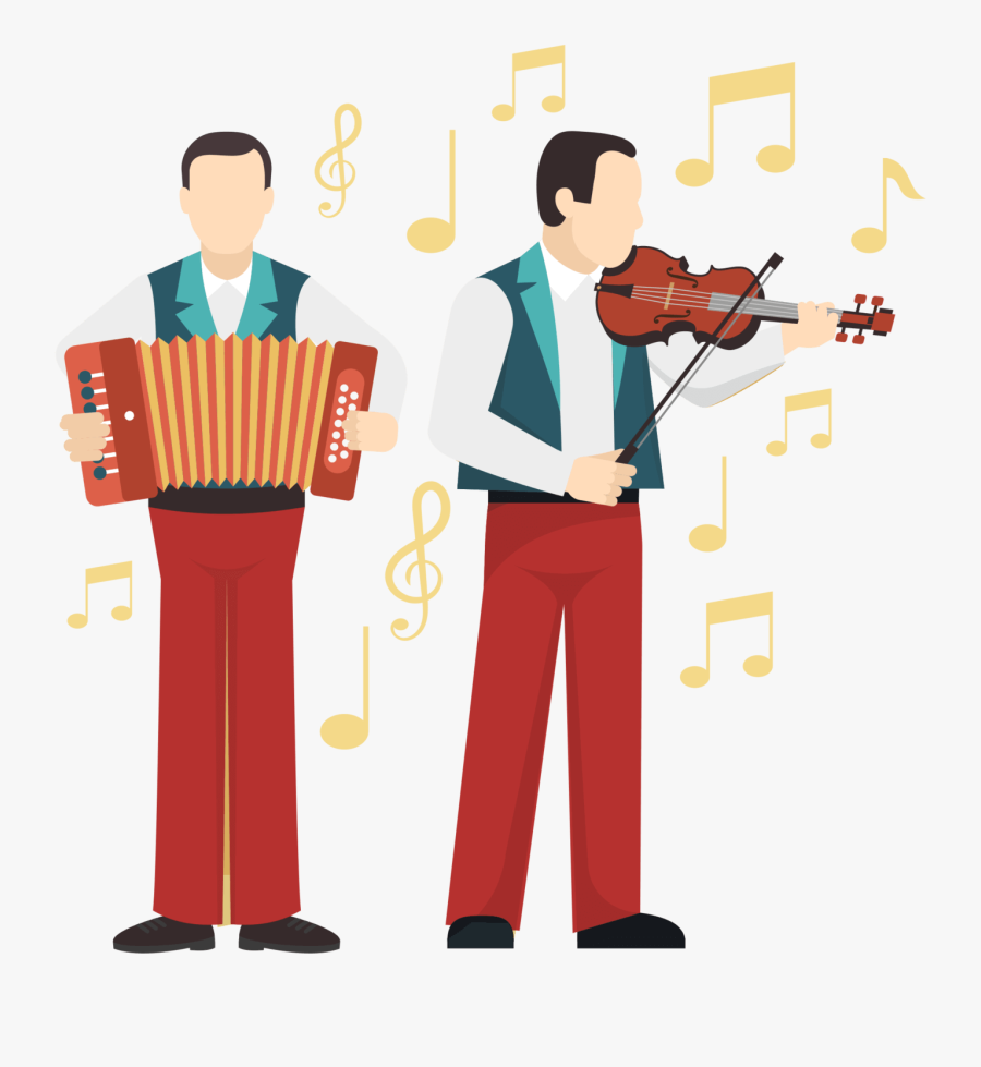 Traditional - Accordion, Transparent Clipart