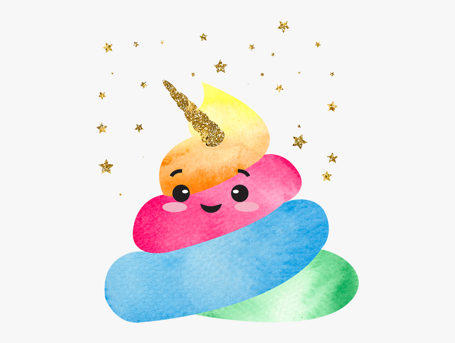 Rainbow Glitter Poop Clipart , Png Download - Meme Birthday Card Printable, Transparent Clipart