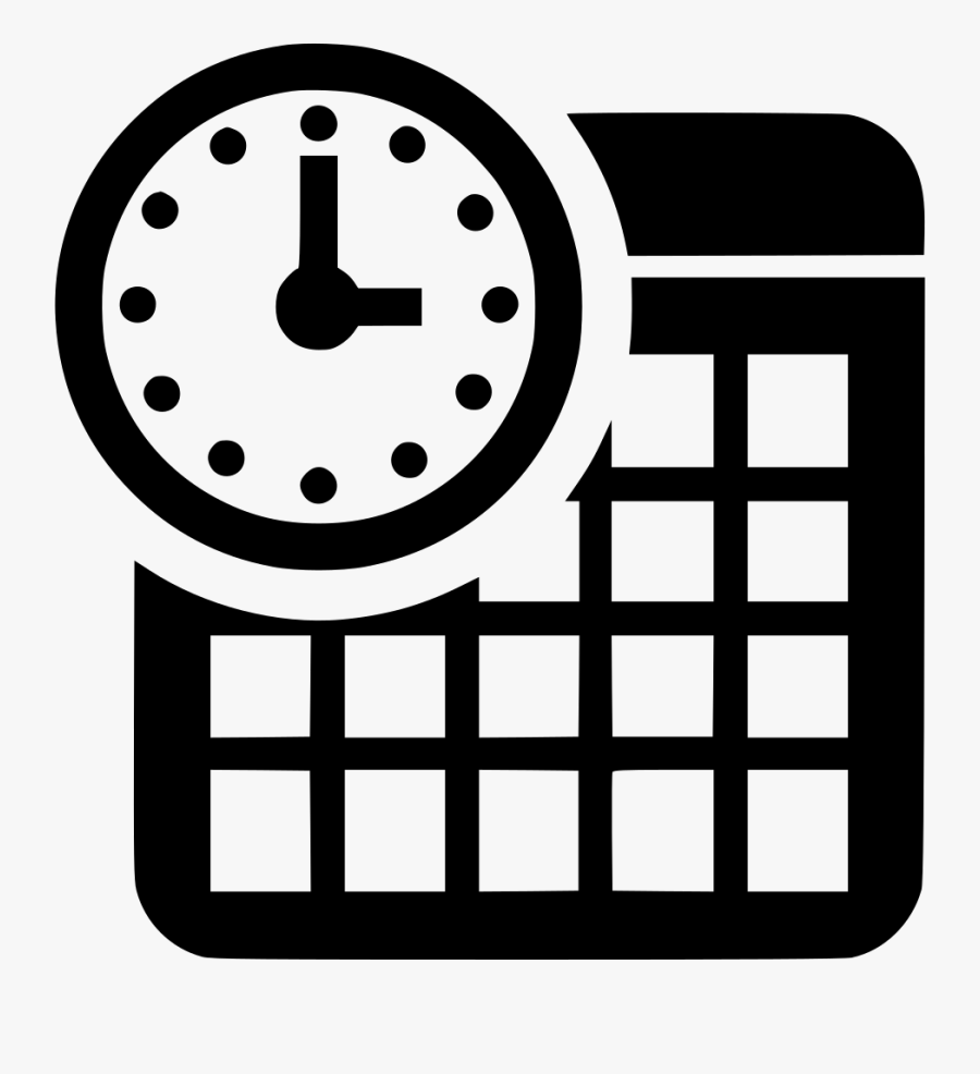 Transparent Calendar Icons Png - Time And Date Icon, Transparent Clipart