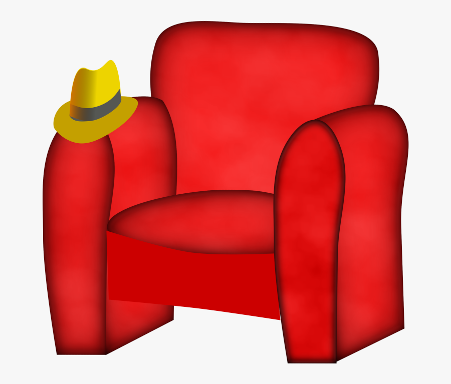 Angle,comfort,couch - Hat On The Chair, Transparent Clipart