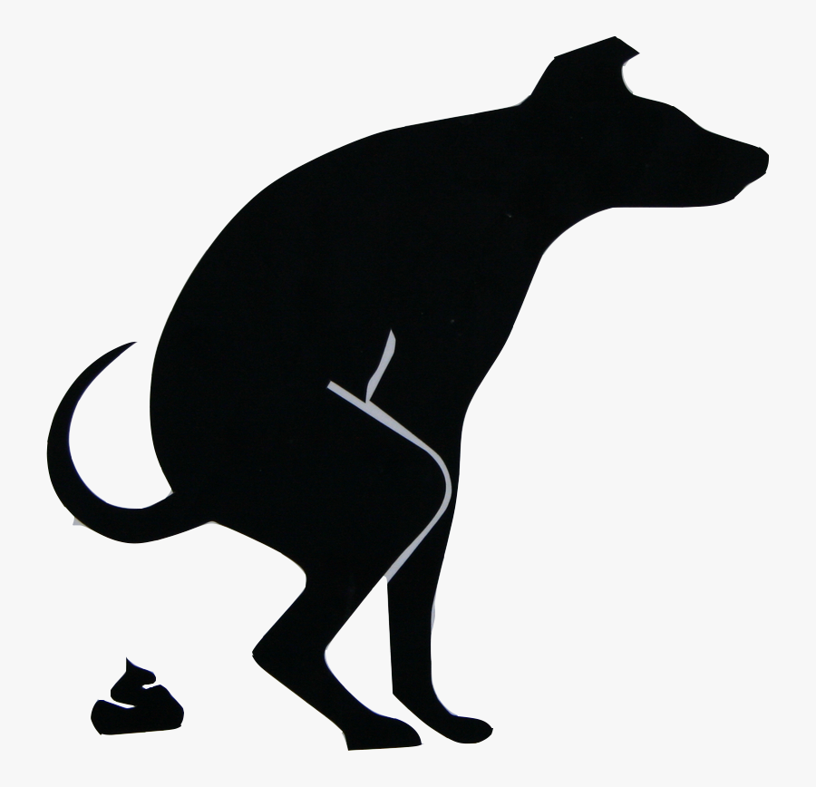Dog Pooping Png - Silhouette Of Dog Pooping, Transparent Clipart