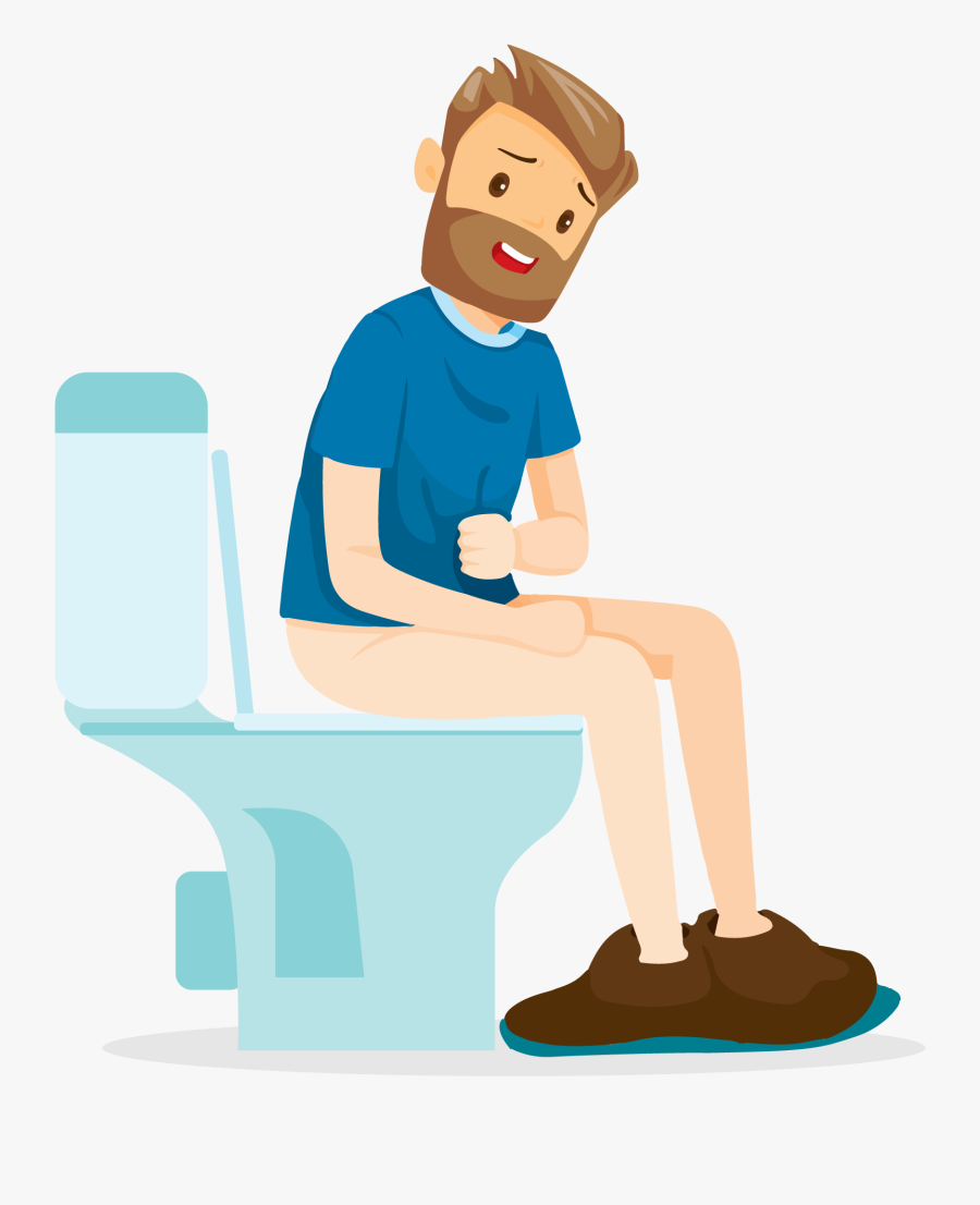 How To Poop When Constipated - Sitting, Transparent Clipart