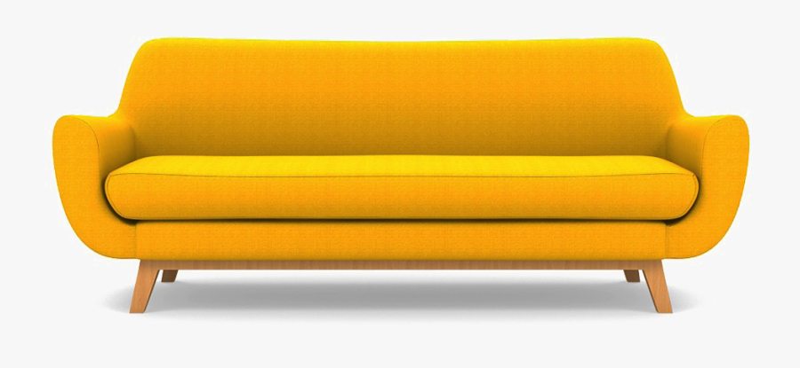 Yellow Sofa Png Clipart - Sofa Png Transparent Background, Transparent Clipart