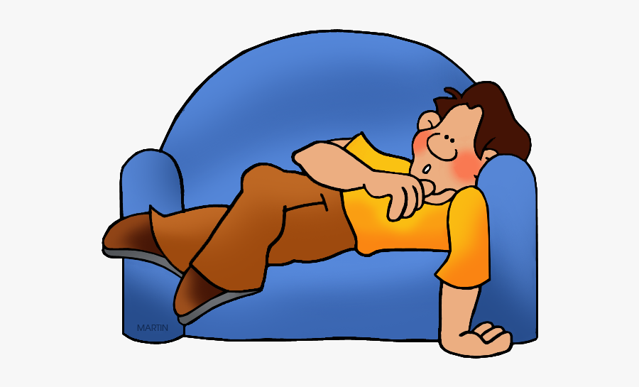 Get Off The Couch - Lazy Clipart, Transparent Clipart