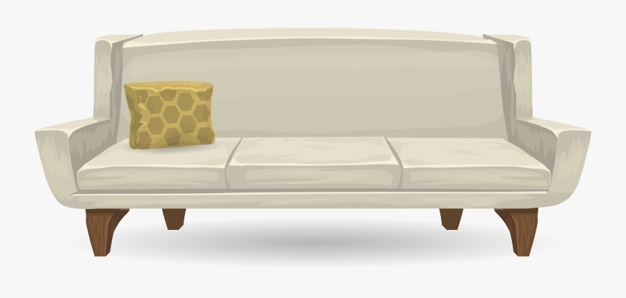 Danish Modern Sofa From Glitch - Clipart Sofa, Transparent Clipart