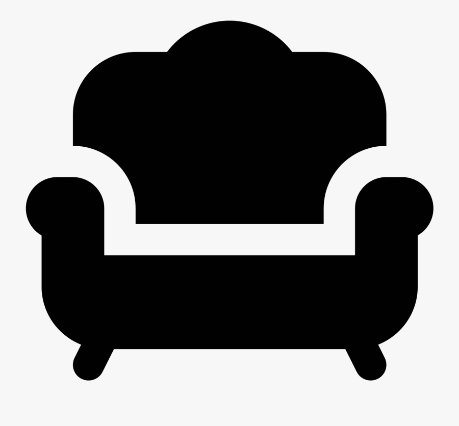 Transparent Living Room Clipart - Couch, Transparent Clipart