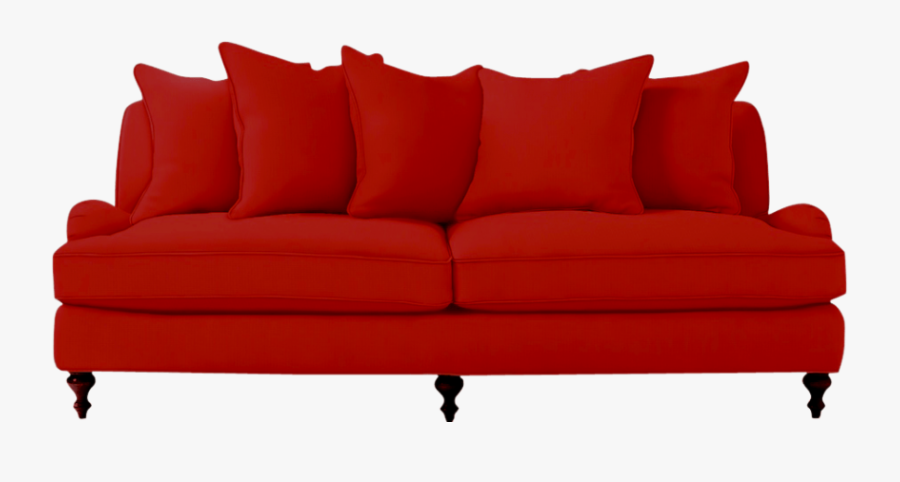 Vector Download My Decorator Talked Me - Red Sofa Transparent Background, Transparent Clipart