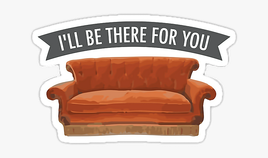 Ftestickers Friendstvshow Besttvshowever Tvshow - Sofa From Friends Transparent, Transparent Clipart