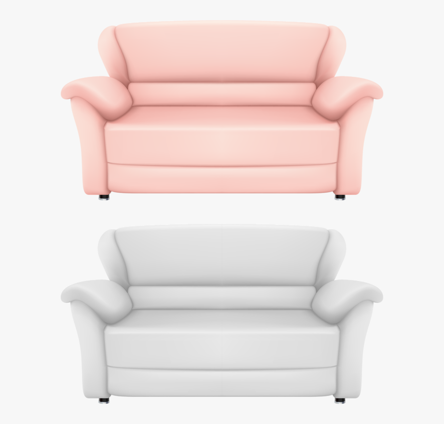 Drawing Clip Art Comfortable - Couch, Transparent Clipart