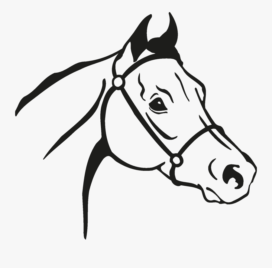 Transparent Horsehead Clipart - Horse Head Silhouette Jpg, Transparent Clipart
