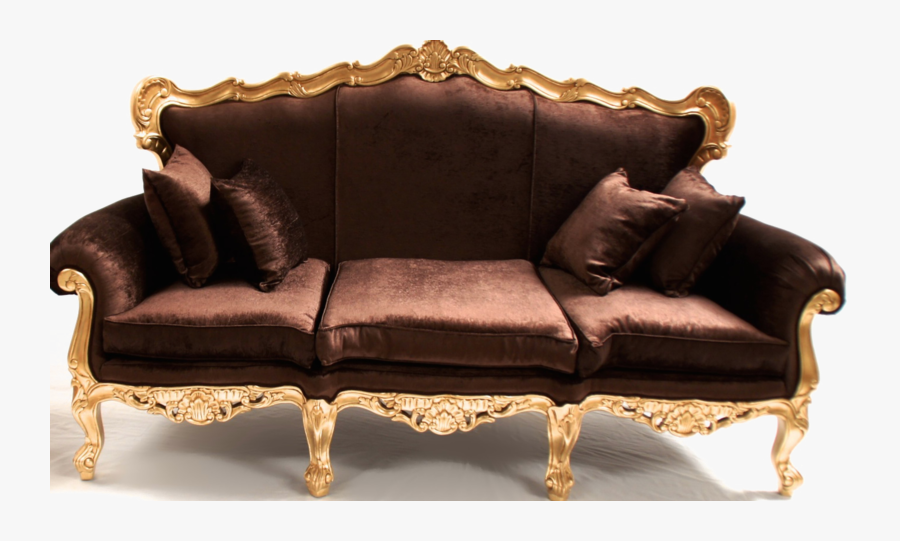 Velvet Sofa Png Clipart - Studio Couch, Transparent Clipart
