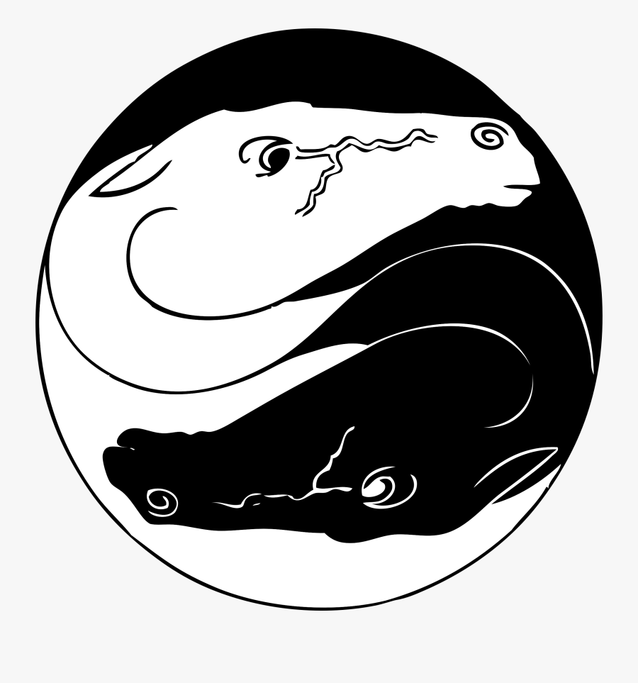 Horses Clipart Horse Head - Vector Yin Yang, Transparent Clipart