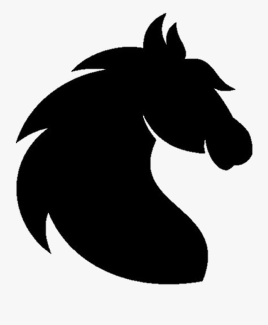 Horse Head Silhouette Png, Transparent Clipart