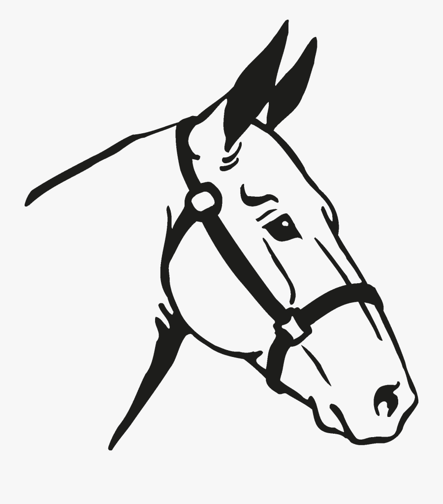 Transparent Horse Head Silhouette Png - Horse Vector, Transparent Clipart