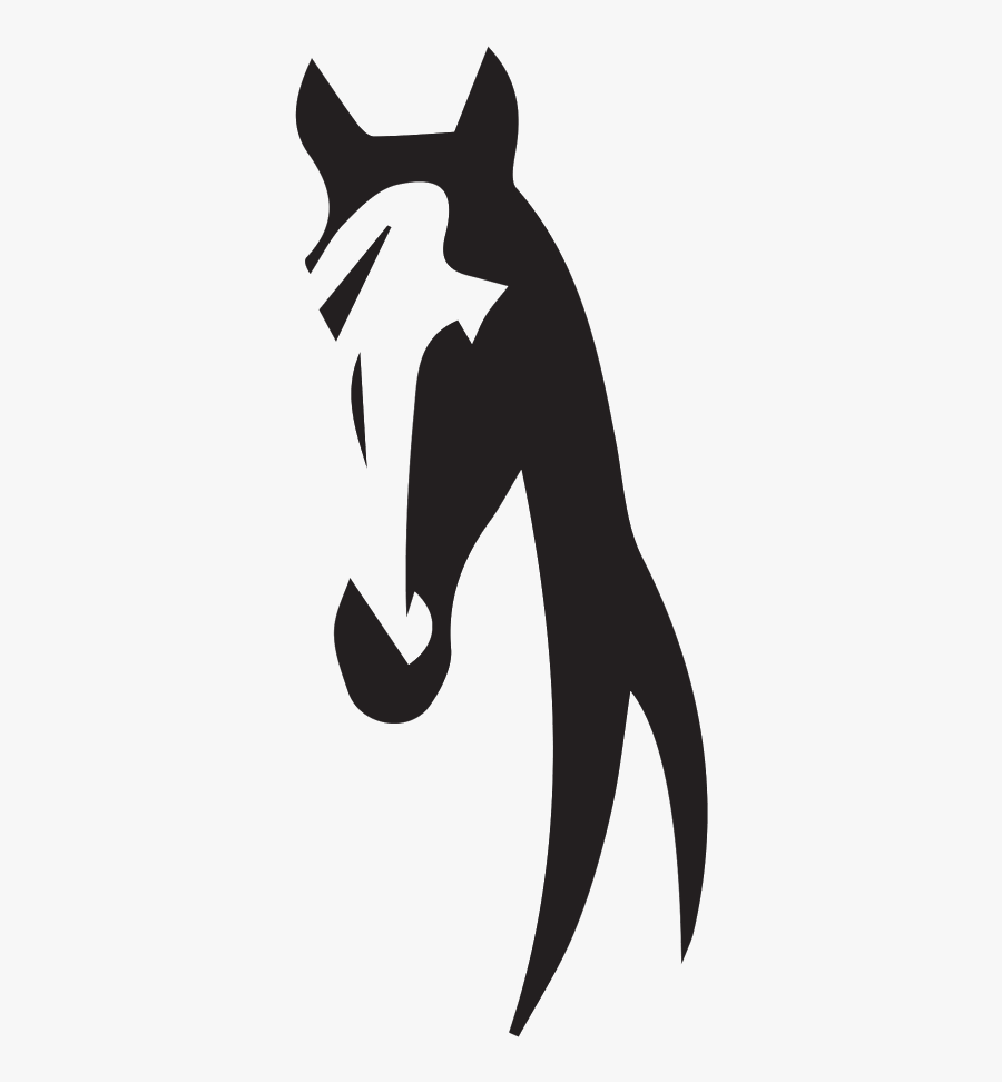 Cat Logo Canidae Dog Silhouette - Transparent Horse Logo, Transparent Clipart