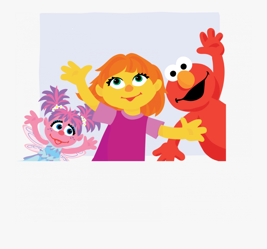 Preschool Clipart Autism - Sesame Street Julia Autism Elmo, Transparent Clipart