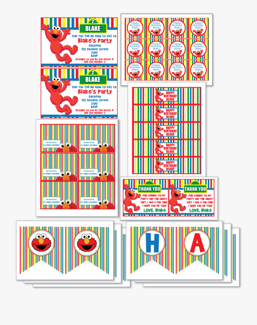 Transparent Elmo Png, Transparent Clipart