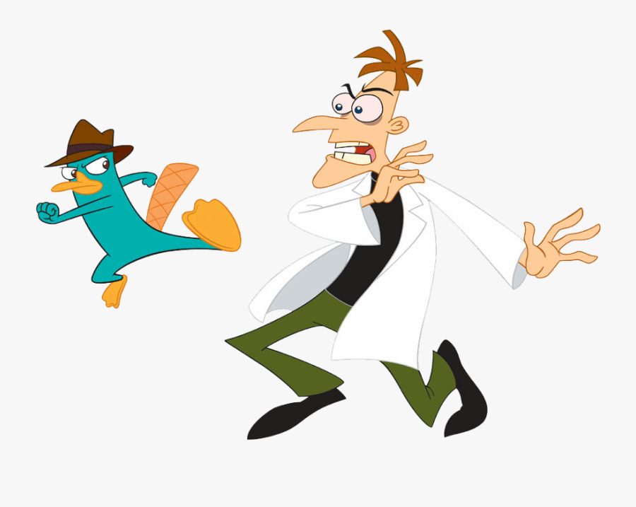Phineas & Ferb Group Clipart - Phineas Y Ferb Dr Doofenshmirtz, Transparent Clipart