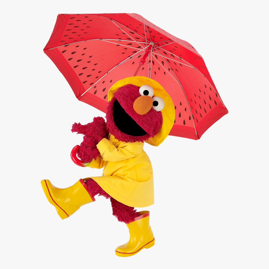 Elmo Umbrella, Transparent Clipart