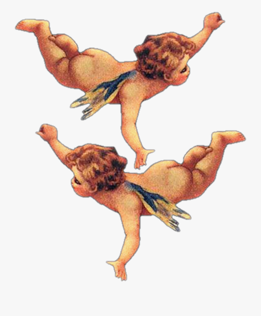 #art #cherub #cherubs #angel #angels #aesthetic #aesthetictumblr - Angel Png Aesthetic, Transparent Clipart