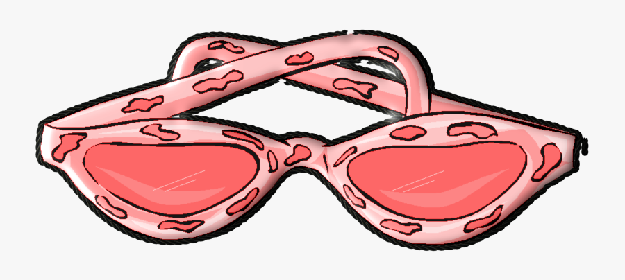 Sunglasses Pink Lady Free Picture - Girl Sunglasses Cartoon Transparent, Transparent Clipart