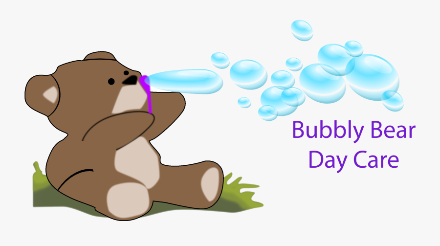 Bubbly Bear, Transparent Clipart