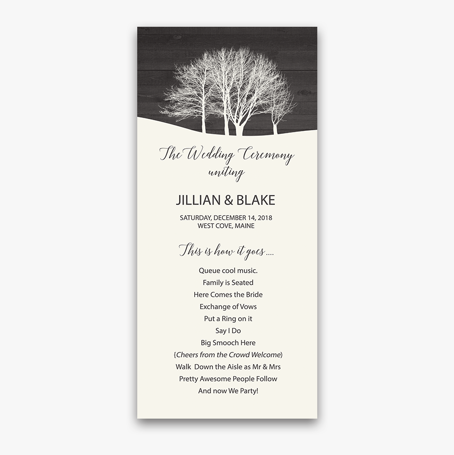 Clip Art Rustic Winter - American Pitch Pine, Transparent Clipart