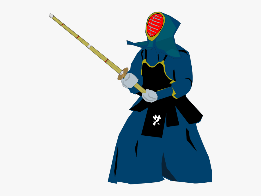 Transparent Martial Arts Clipart - Kendo Clipart, Transparent Clipart