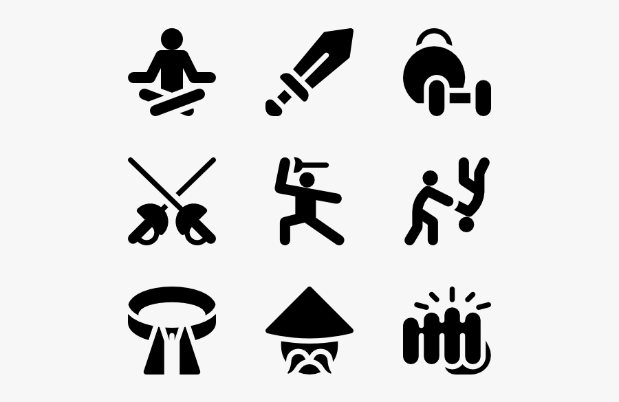 Martial Arts - Icono De Terapia Fisica, Transparent Clipart