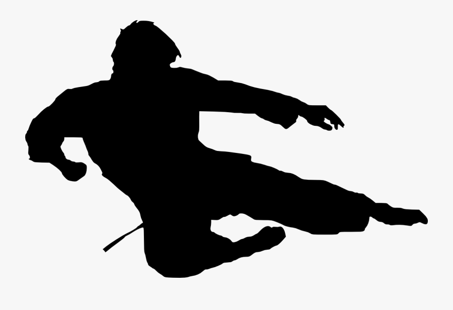 Clip Art Karate Clip Art Transprent - Karate Silhouette Png, Transparent Clipart